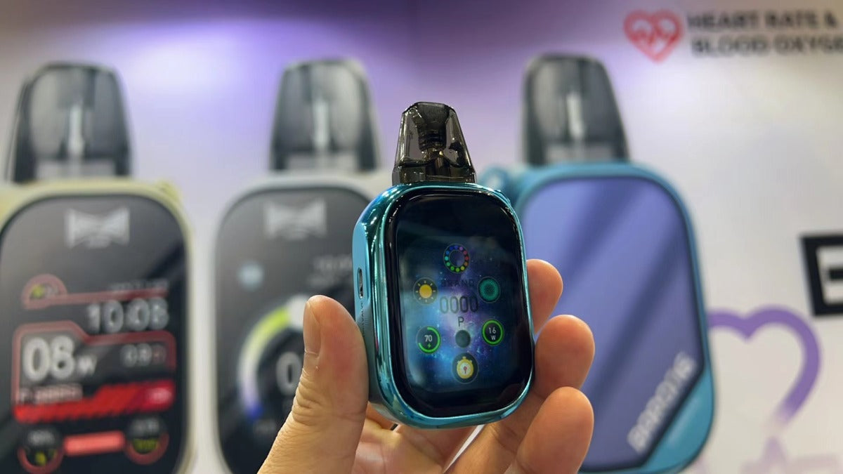 Vape can show heart rate and blood oxygen on screen? Hitting the Vaper