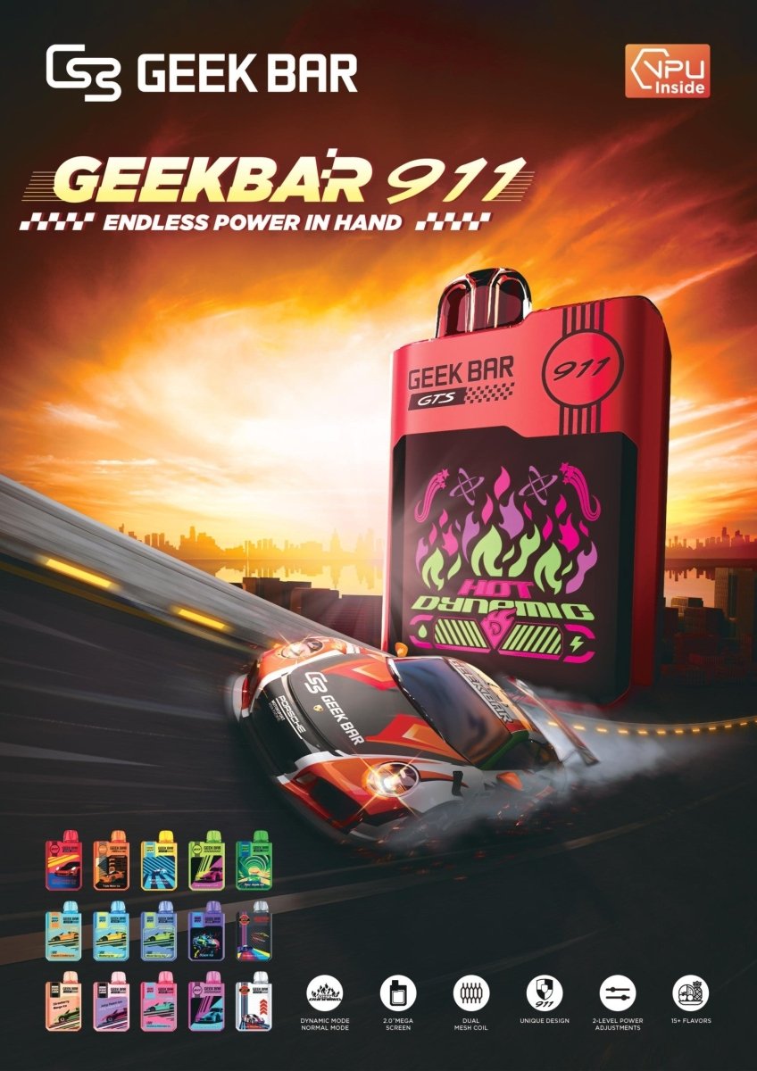 Geek Bar 911 GTS: A Revolution in Disposable Vapes for 2024 Vapz Vape Wholesale Geek Bar 911 GTS: A Revolution in Disposable Vapes for 2024 Vapz Vape Wholesale