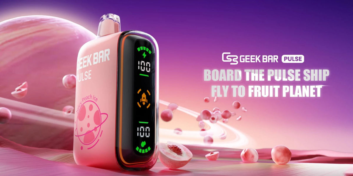 geek bar flavors juicy peach ice Juicy Peach Ice Geek Bar Pulse main image 1