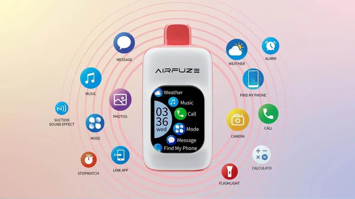 How to Connect the AirFuze 30000 Disposable Vape to Bluetooth Vapz Vape Wholesale How to Connect the AirFuze 30000 Disposable Vape to Bluetooth Vapz Vape Wholesale