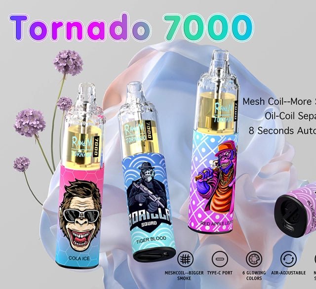 Testbericht zum RandM Tornado 7000 Einweg-Vaporizer Vapz Vape Wholesale Testbericht zum RandM Tornado 7000 Einweg-Vaporizer Vapz Vape Wholesale