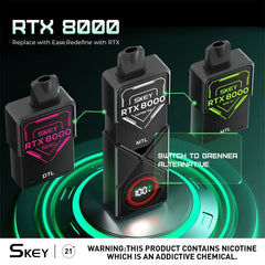 SKEY RTX 10000 Puffs Pod Device System Wholesale - Vapz Vape Wholesale