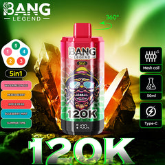BANG LEGEND 120000 Puffs Disposable Vape Wholesale - Vapz Vape Wholesale