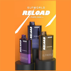 ELFWORLD Reload 6000 Puffs Disposable Vape Wholesale - Vapz Vape Wholesale