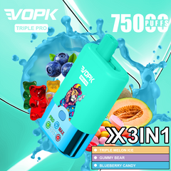 VOPK TRIPLE PRO 75000 Puffs Disposable Vape Wholesale - Vapz Vape Wholesale