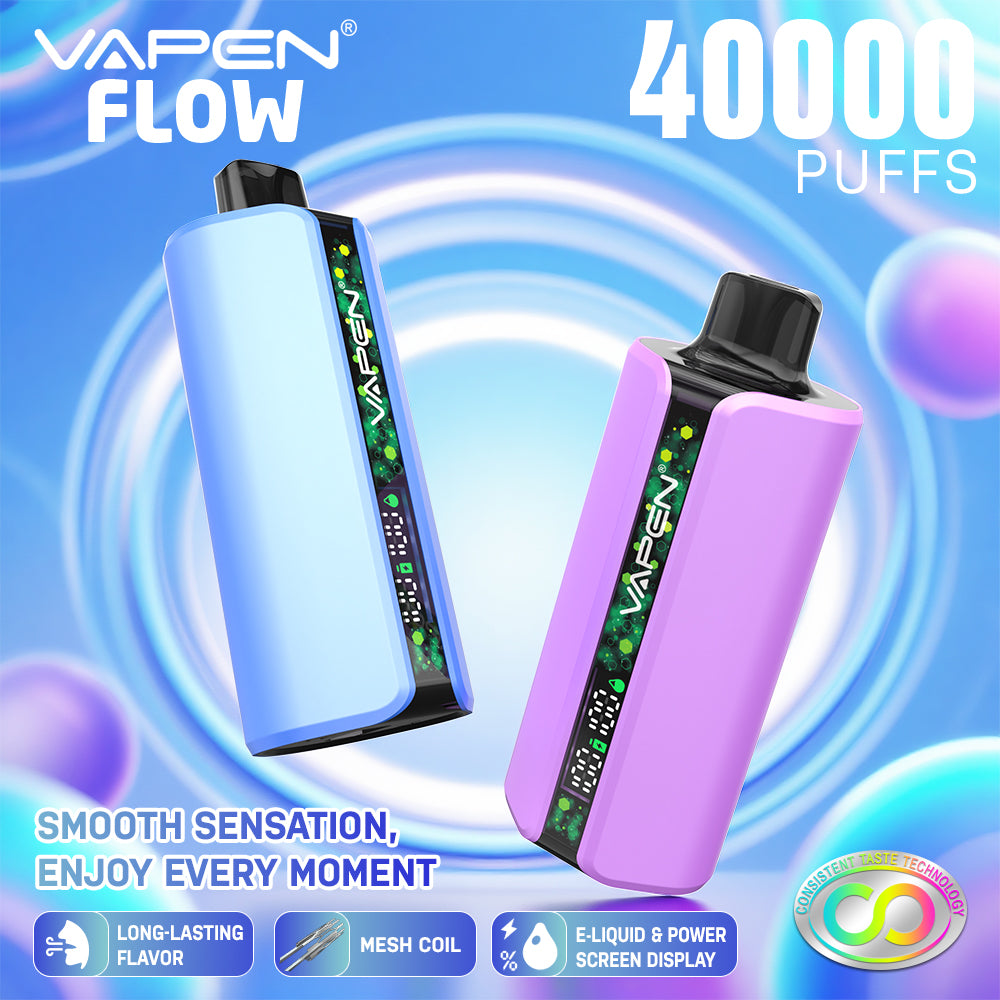 EU Warehouse VAPEN FLOW 40000 Puffs Disposable Vape Wholesale Vapz Vape Wholesale EU Warehouse VAPEN FLOW 40000 Puffs Disposable Vape Wholesale Vapz Vape Wholesale