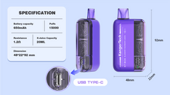 Kangertech  KTBox 15000 Puffs Disposable Vape Wholesale - Vapz Vape Wholesale