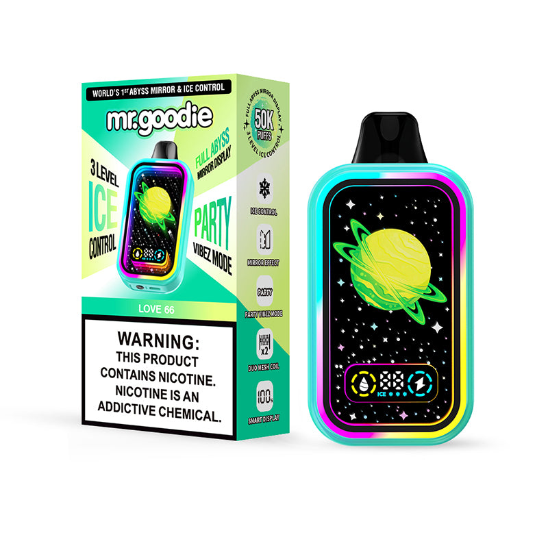 Mr.Goodie Abyss Mirror Ice Control 50000 Puffs Disposable Vape Wholesale - Vapz Vape Wholesale