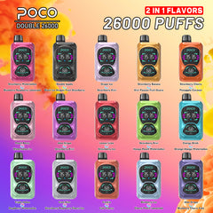 EU Warehouse POCO DOUBLE 26000 Puffs Disposable Vape Wholesale - Vapz Vape Wholesale