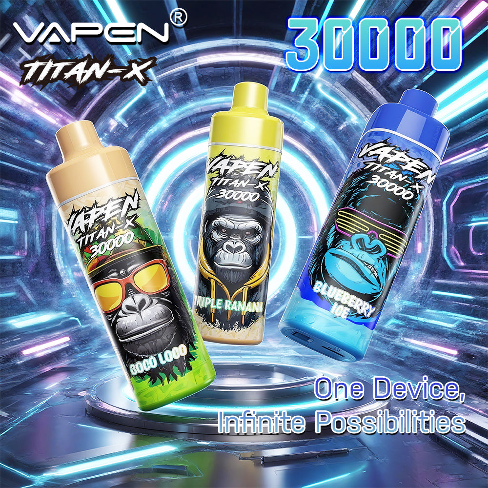 EU Warehouse VAPEN TITAN-X 30000 Puffs 30ml Disposable Vape Wholesale   Vapz Vape Wholesale