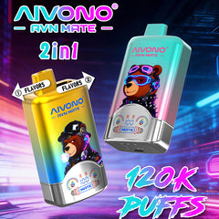 AIVONO AVN MATE 2 IN 1 120KPuffs 36ml Disposable Vape Wholesale