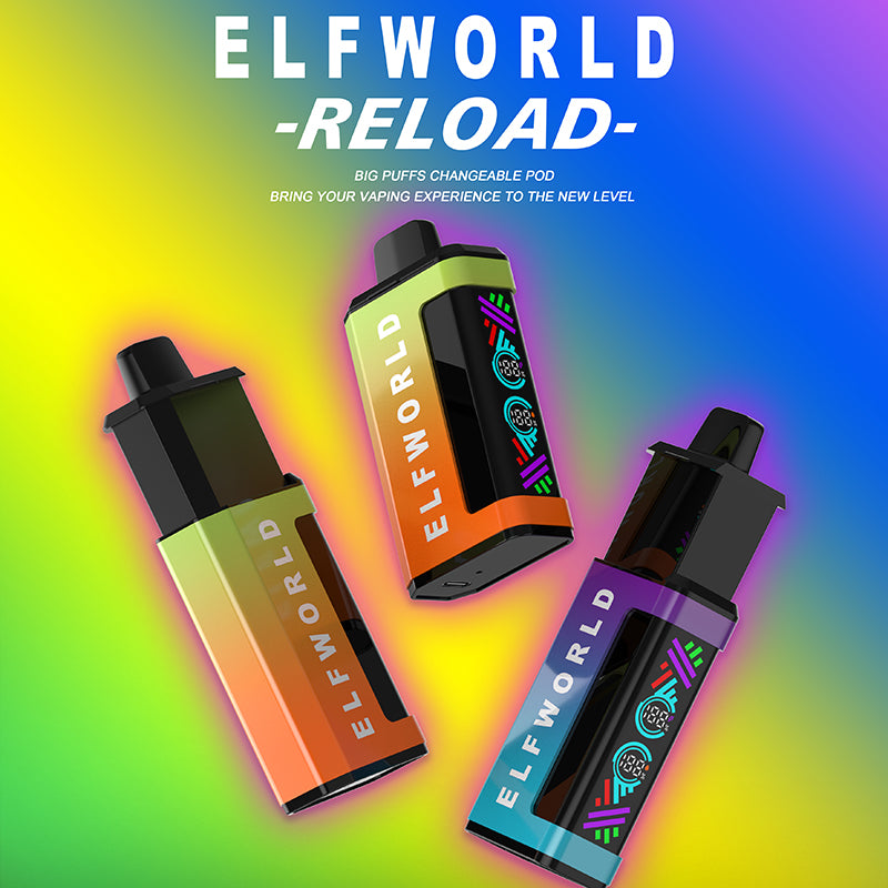 ELFWORLD Reload 25000 Puffs Pod Device System Wholesale - Vapz Vape Wholesale