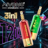 EU Warehouse AIVONO DTL 3 IN 1 120K Puffs Disposable Vape Wholesale