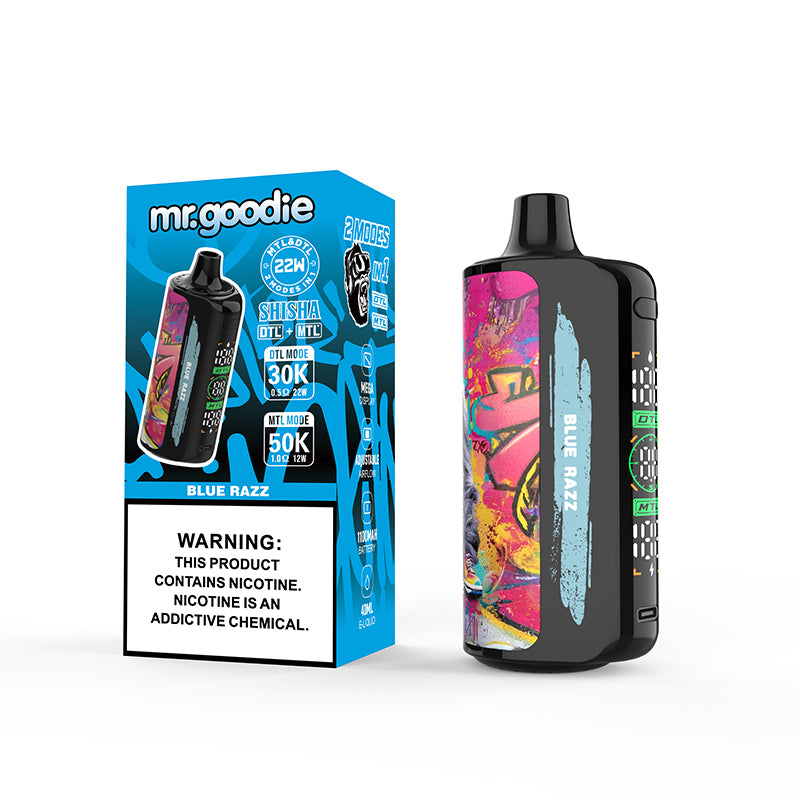 Mr.Goodie MTL DTL 50000 Puffs Disposable Vape Wholesale - Vapz Vape Wholesale