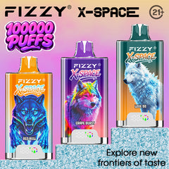 EU Warehouse FIZZY X-SPACE 100K Puffs Disposable Vape Wholesale