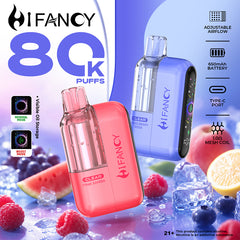 EU Warehouse HIFANCY CLEAR 80000 Puffs Disposable Vape Wholesale
