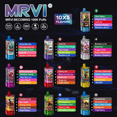 EU Warehouse MRVI Becoming 5IN1 100K Puffs Disposable Vape Wholesale