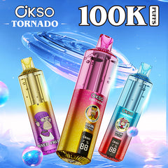 EU Warehouse OKSO tornado 100k Puffs Disposable Vape Wholesale