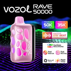 VOZOL RAVE 50000 Puffs Disposable Vape Wholesale - Vapz Vape Wholesale