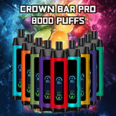 Al Fakher Crown Bar PRO 8000 Puffs Disposable Vape Wholesale - Vapz Vape Wholesale