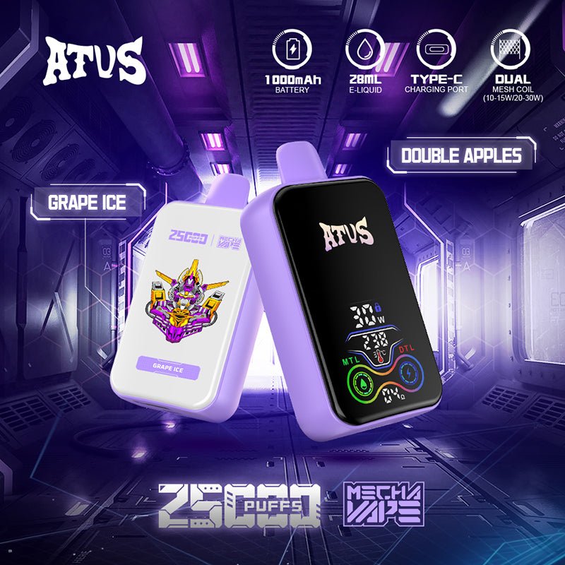 ATVS Mecha 25000 Puffs Disposable Vape Wholesale  Vapz Vape Wholesale