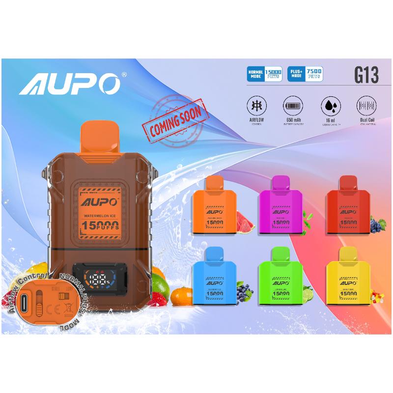 AUPO G13 15000 Puffs Disposable Vape Wholesale Vapz Vape Wholesale AUPO G13 15000 Puffs Disposable Vape Wholesale Vapz Vape Wholesale