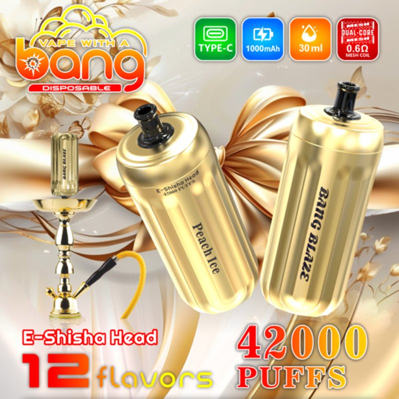 BANG E-Shisha Head 42000 Puffs Disposable Vape Wholesale - Vapz Vape Wholesale