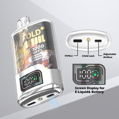 OLD School TN10000 Puffs Disposable Vape Wholesale - Vapz Vape Wholesale