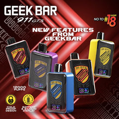 Geek Bar GTS911 12000 Puffs Disposable Vape Wholesale - Vapz Vape Wholesale