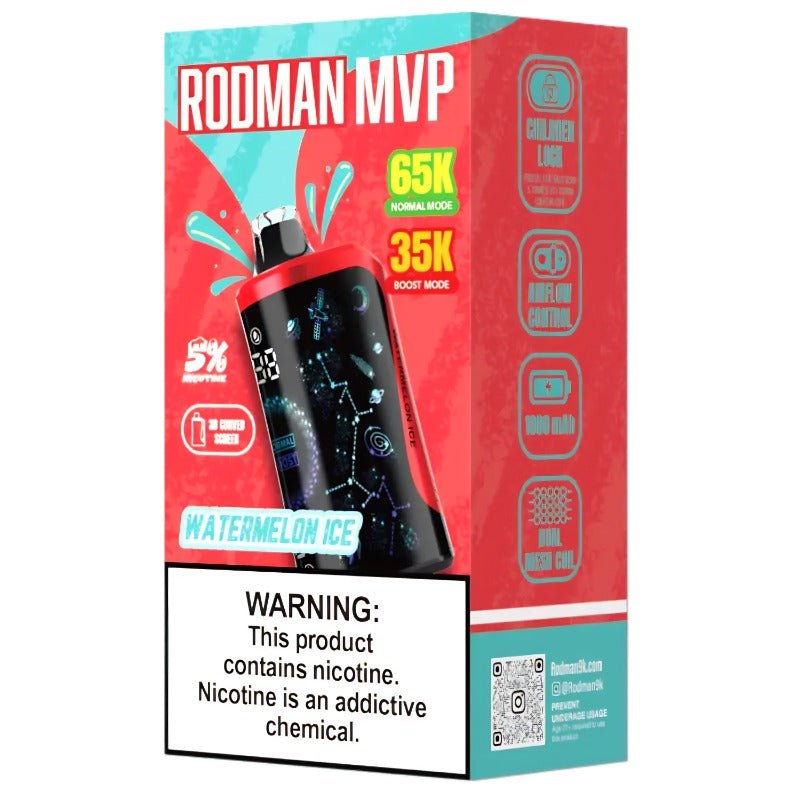 Rodman MVP 65000 Puffs Disposable Vape Wholesale  Vapz Vape Wholesale