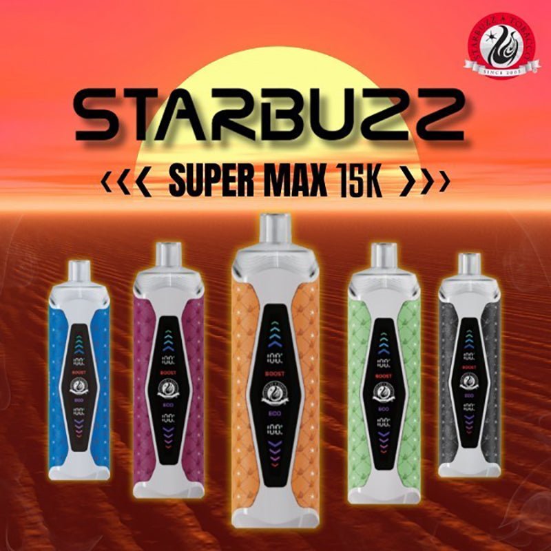 STARBUZZ SUPER MAX 15000 Puffs Disposable Vape Wholesale Vapz Vape Wholesale STARBUZZ SUPER MAX 15000 Puffs Disposable Vape Wholesale Vapz Vape Wholesale