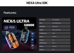 NEXA Ultra 50000 Puffs Disposable Vape Wholesale - Vapz Vape Wholesale
