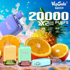 Vapsolo Twins 20000 Puffs Disposable Vape Wholesale - Vapz Vape Wholesale