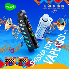 VOZOL GEAR SHISHA 25000 Puffs Disposable Vape Wholesale - Vapz Vape Wholesale