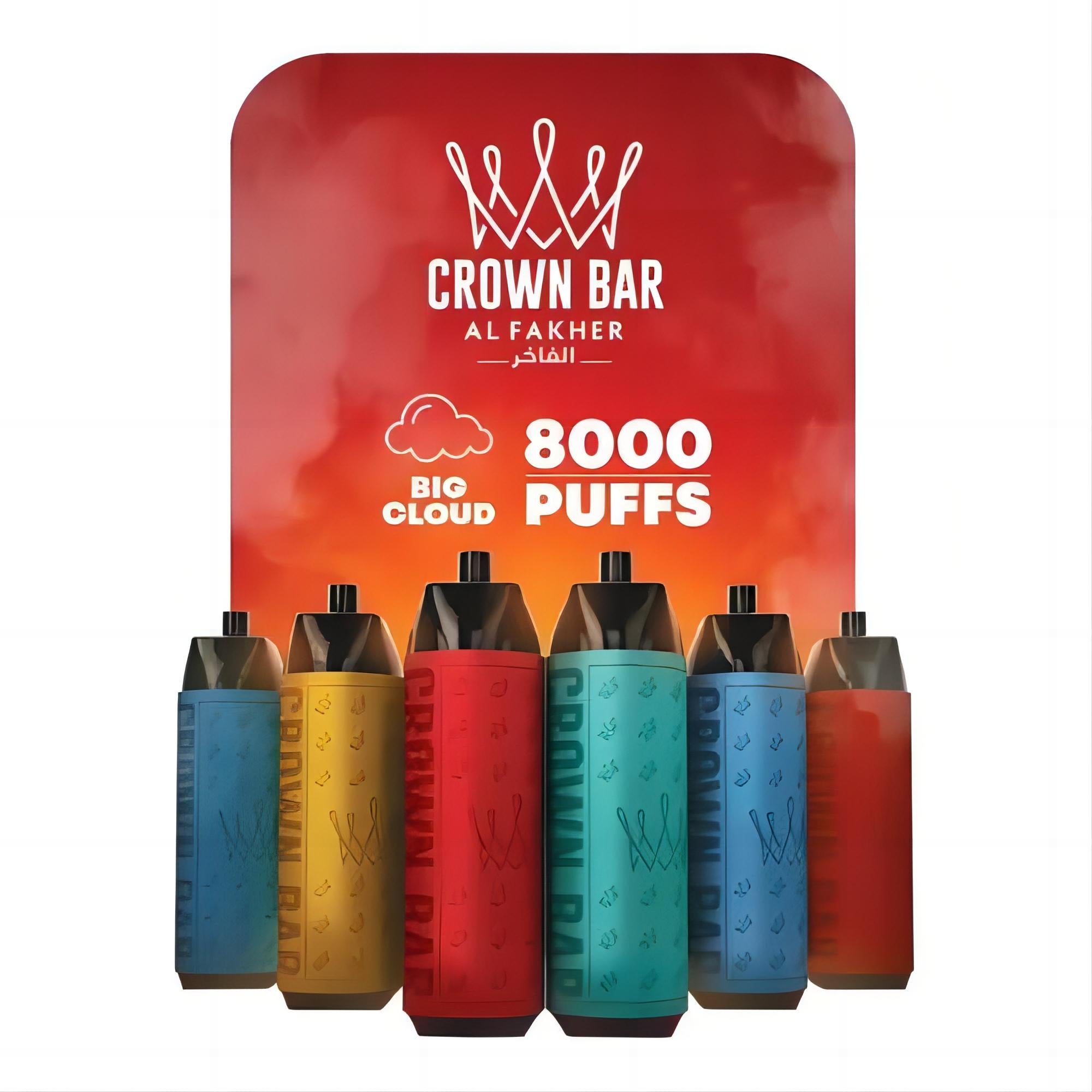 AL Fakher Crown Bar Disposable Vape | 8000 Puff Review