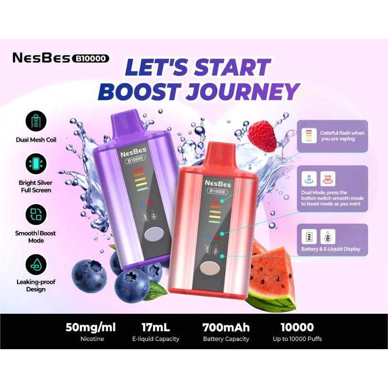 NESBES B10000 Puffs Disposable Vape Wholesale