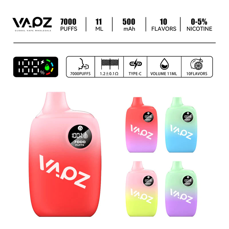 Vapz 7000Puffs Disposable Vape Wholesale