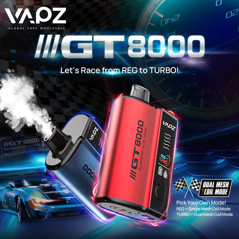 Vapz GT 8000Puffs Disposable Vape Wholesale