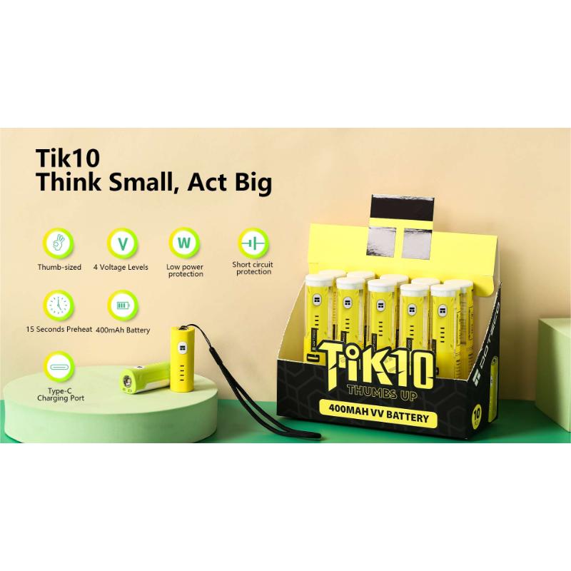 Introducing the DOTECO TIK10: A Compact and Versatile 510 Battery