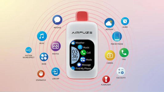 How to Connect the AirFuze 30000 Disposable Vape to Bluetooth - Vapz Vape Wholesale