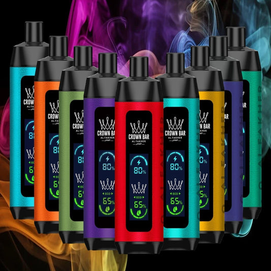 Maximise Your Vape Experience: Al Fakher Crown Bar Pro 8k Puff Vape - Vapz Vape Wholesale