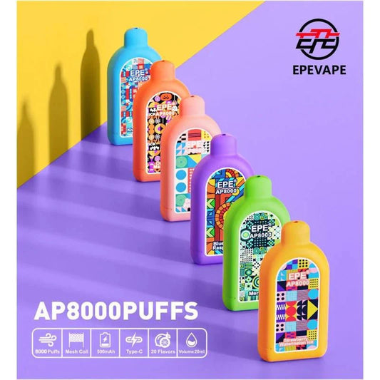 Partner with the Best: VAPZ's EPE AP8000 Puffs Wholesale Vape Supplies - Vapz Vape Wholesale