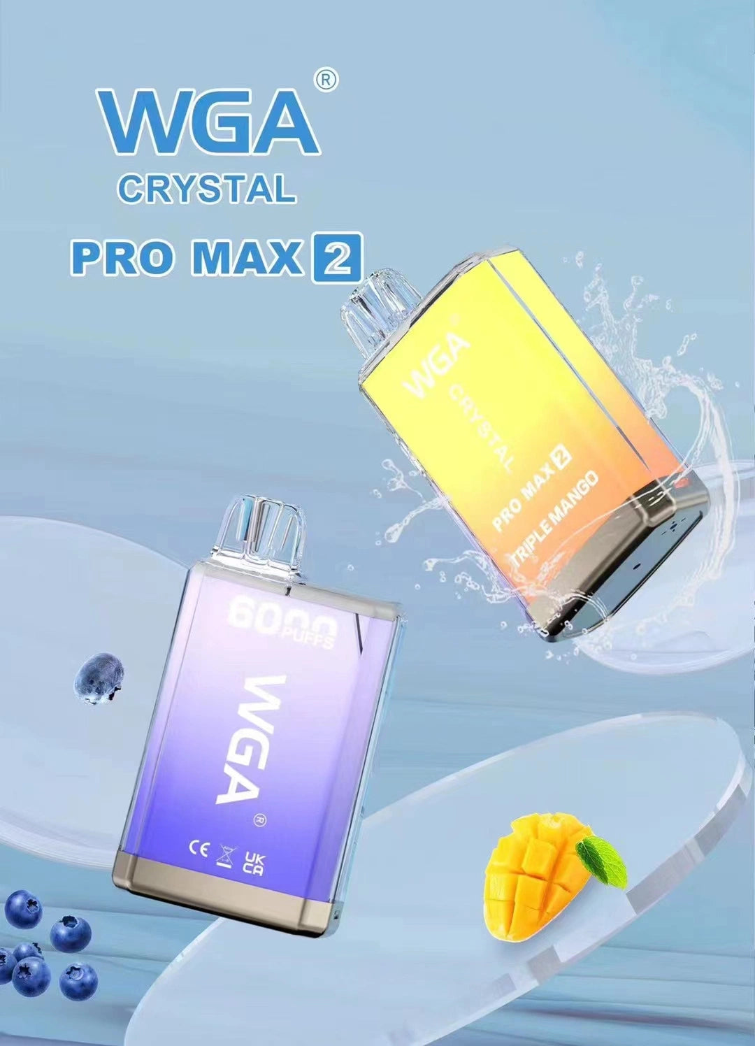 WGA Crystal Pro Max 2 6000 Puffs Vape Wholesale - Vapz Vape Wholesale