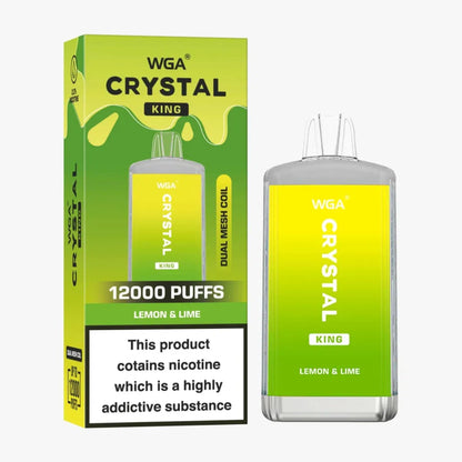 WGA CRYSTAL KING 12000 Puffs Disposable Vape Wholesale - Vapz Vape Wholesale