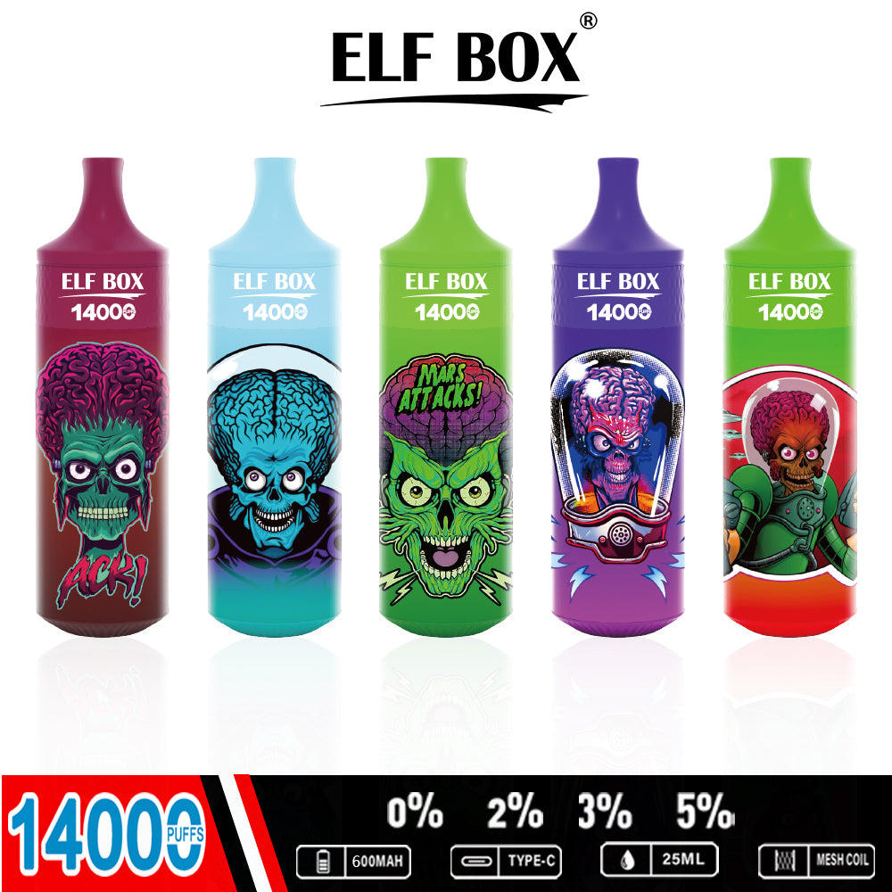 ELF BOX 14000 Puffs Одноразовый вейп оптом 