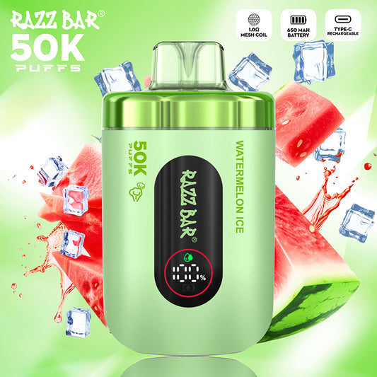 EU Warehouse Razz Bar 50000 puffs Disposable Vape Wholesale