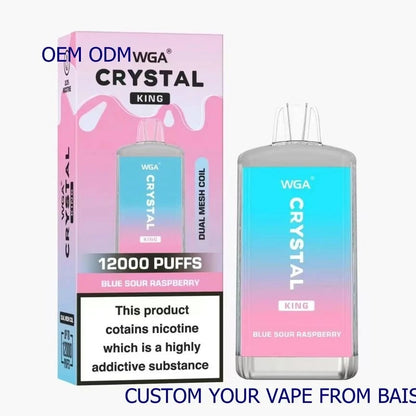 WGA CRYSTAL KING 12000 Puffs Disposable Vape Wholesale - Vapz Vape Wholesale