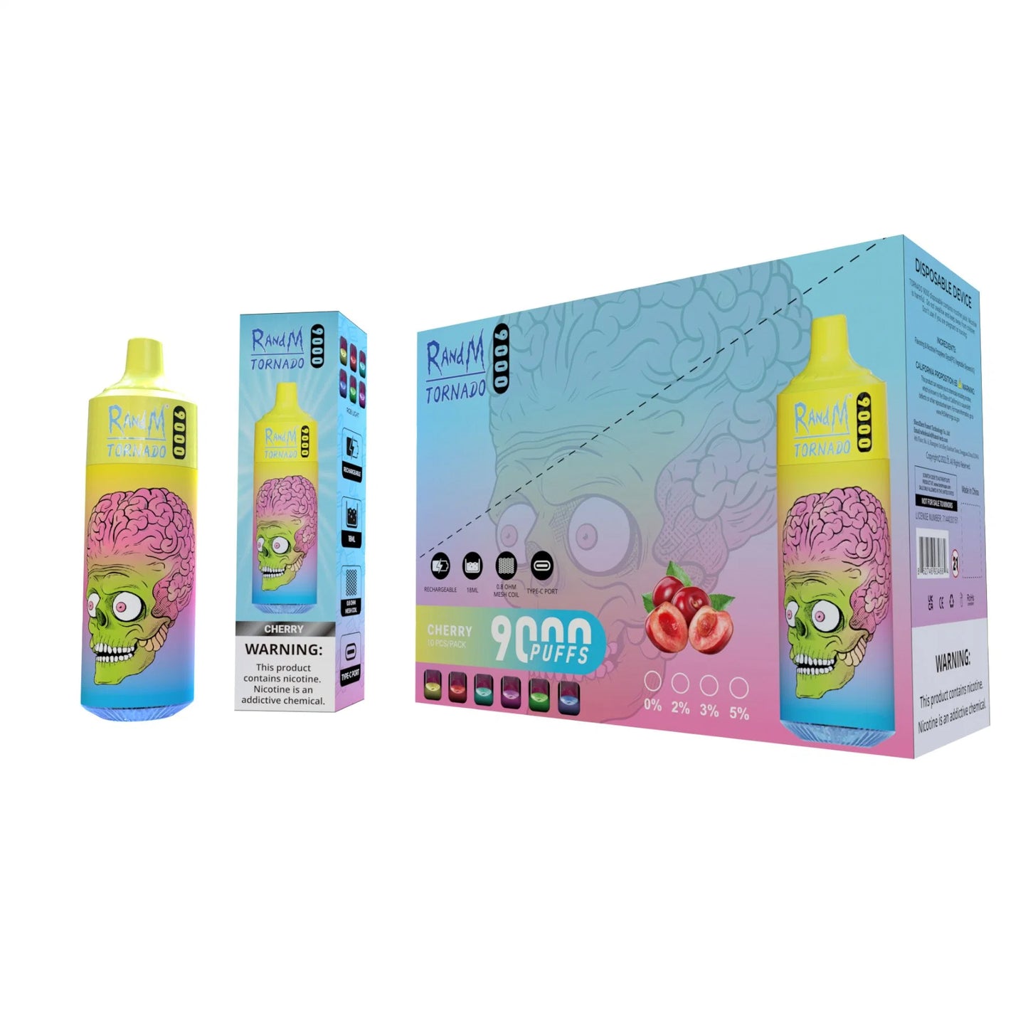 RandM Tornado 9000 Puffs Disposable Vape Wholesale - Vapz Vape Wholesale