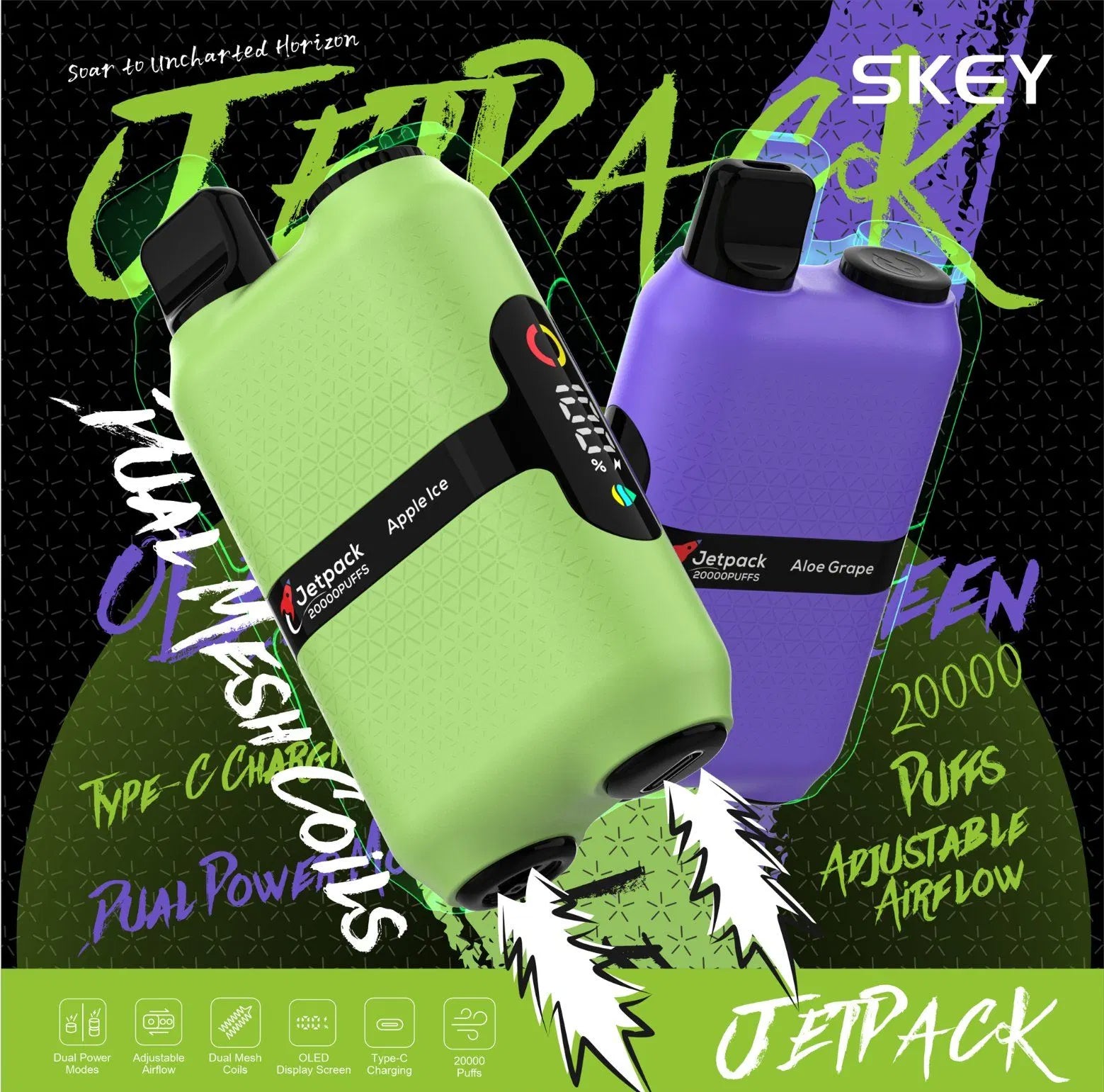 SKEY Jetpack 20000 Puffs Disposable Vape Wholesale