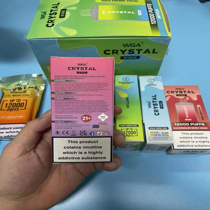 WGA CRYSTAL KING 12000 Puffs Disposable Vape Wholesale - Vapz Vape Wholesale